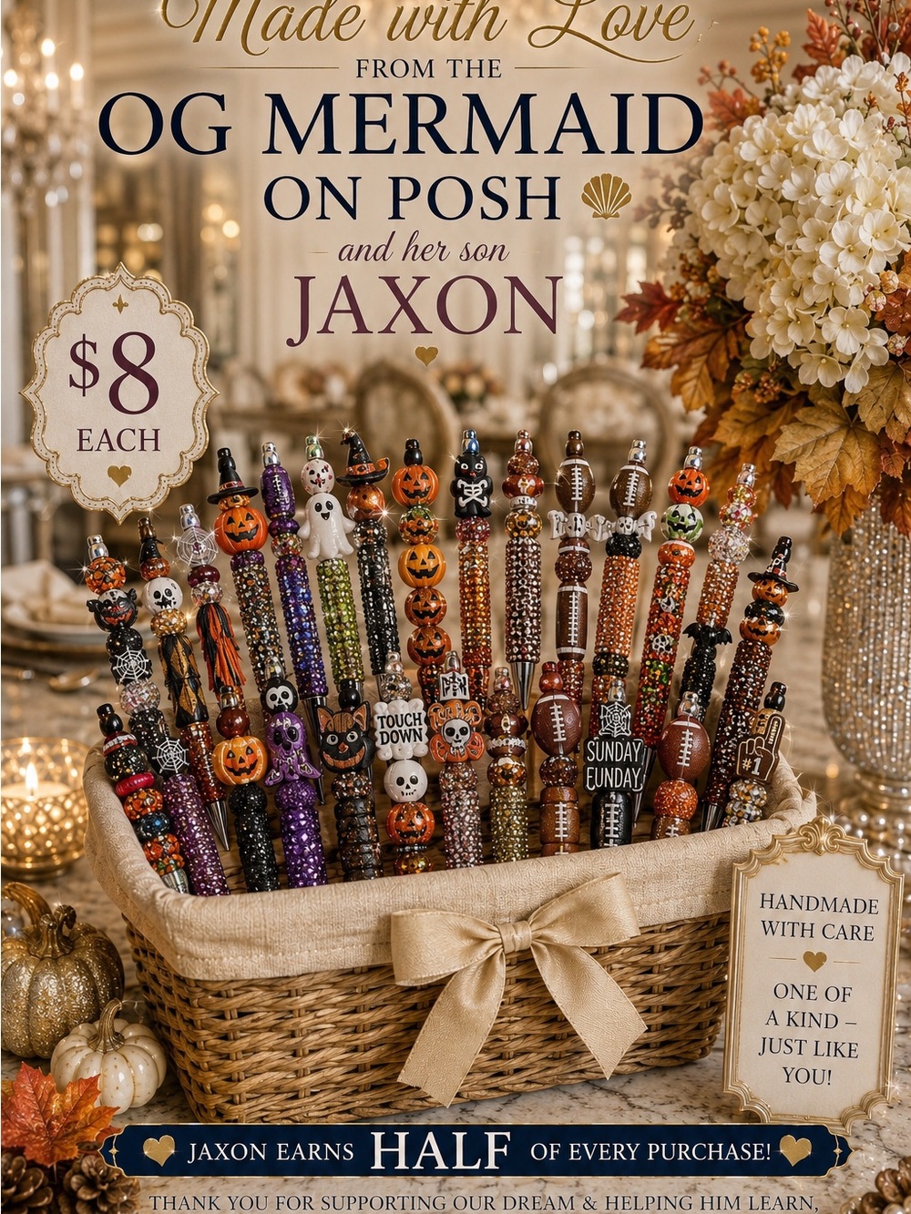Glam Pens or stylus, makeup brushes, bookmarks, garden 🪴 & garden stakes,🧜‍♀️💕 - Picture 4 of 6